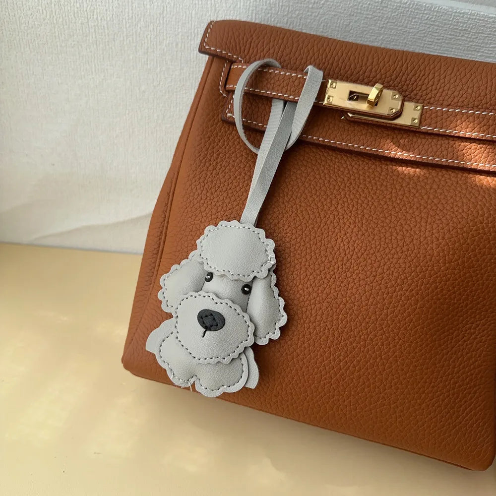 Leather Dog Charm