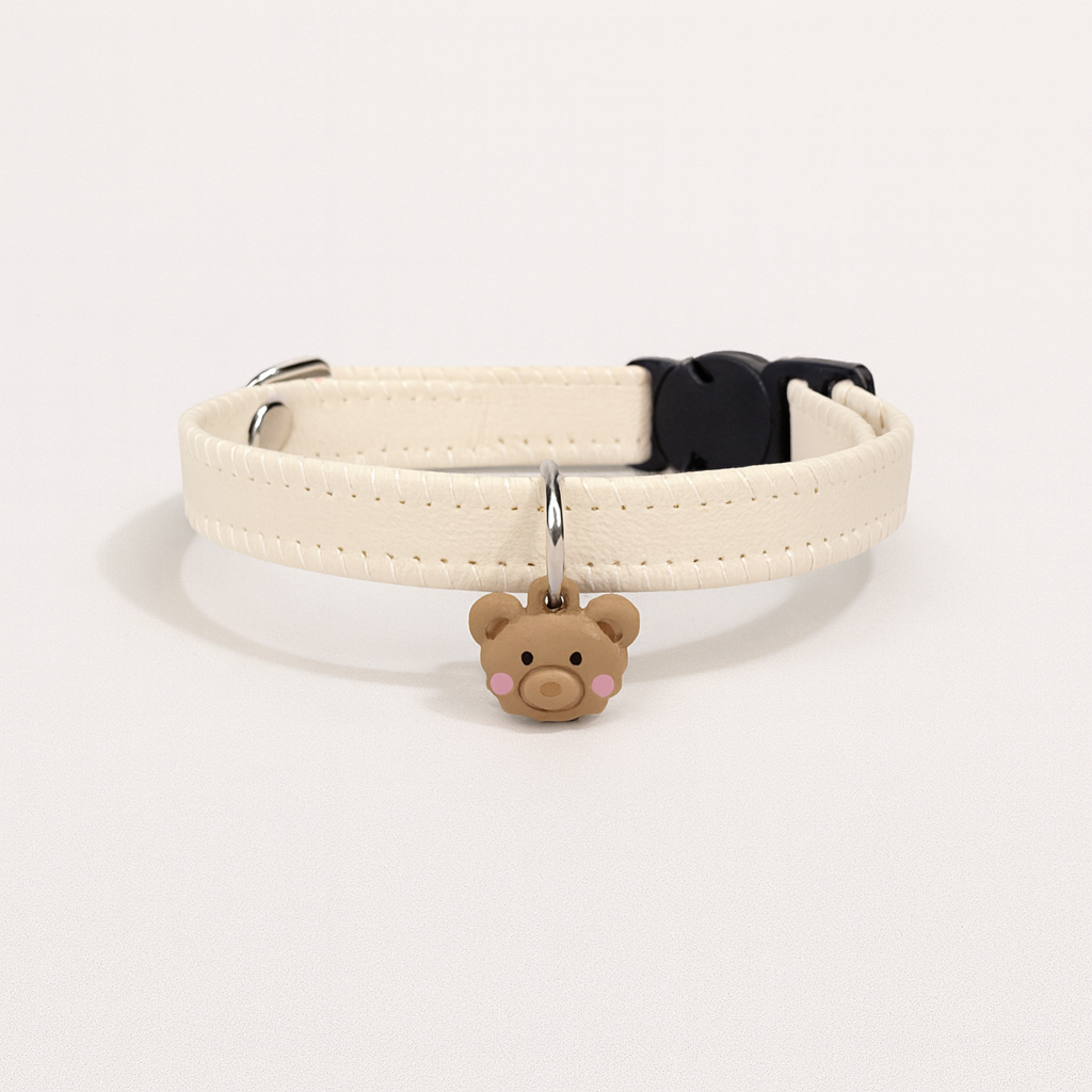 Leather Collar Necklace - Safety Buckle