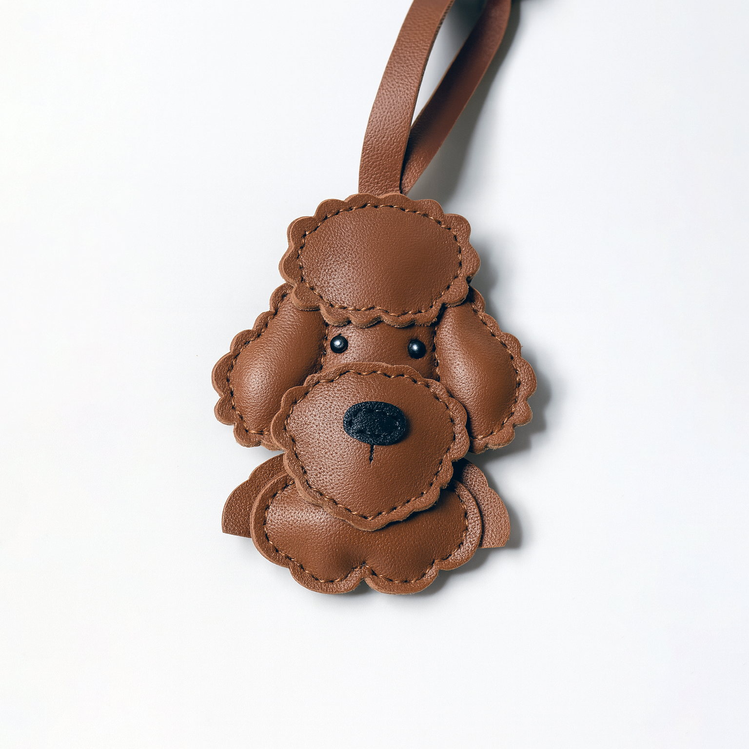 Leather Dog Charm