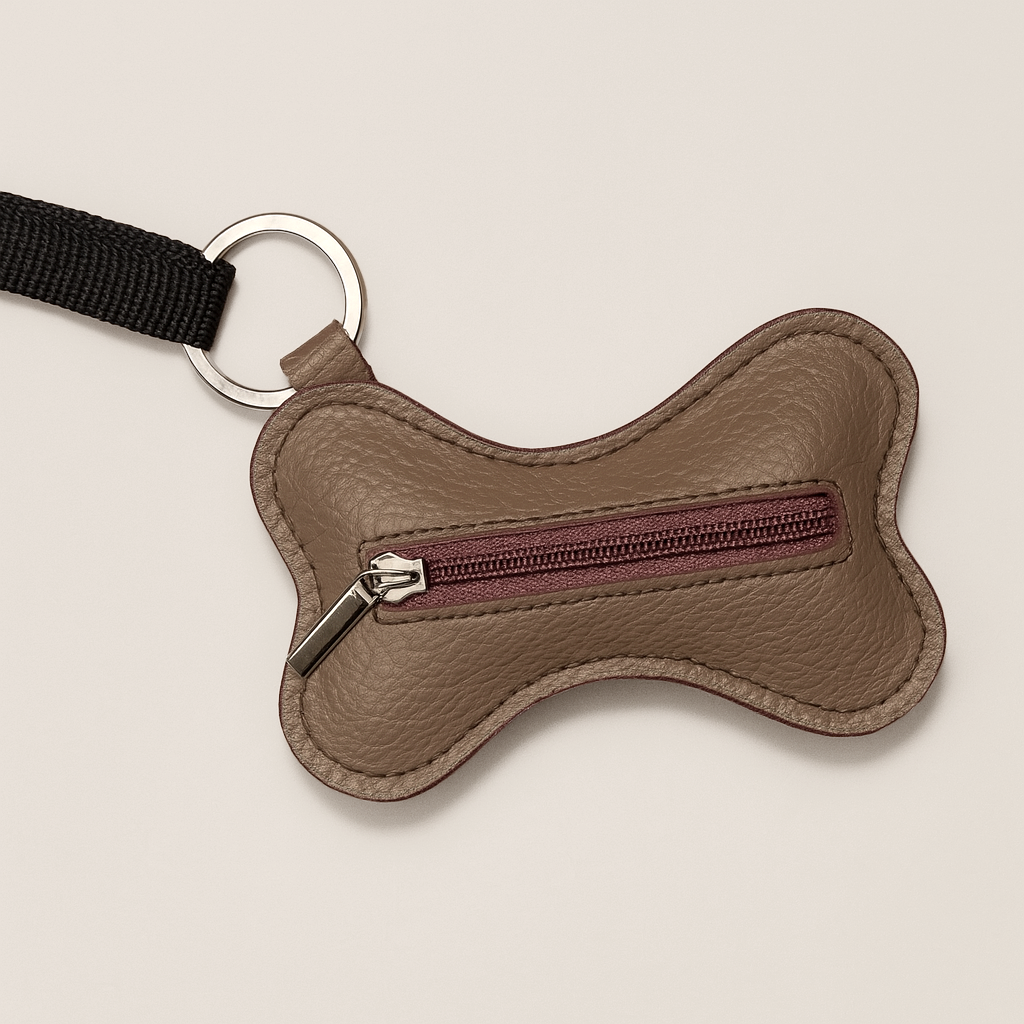Leather Dog Poop Bag | Bone