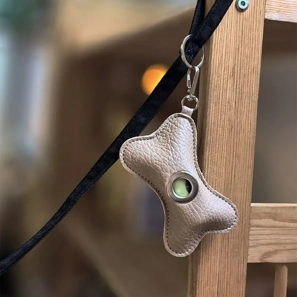 Leather Dog Poop Bag | Bone