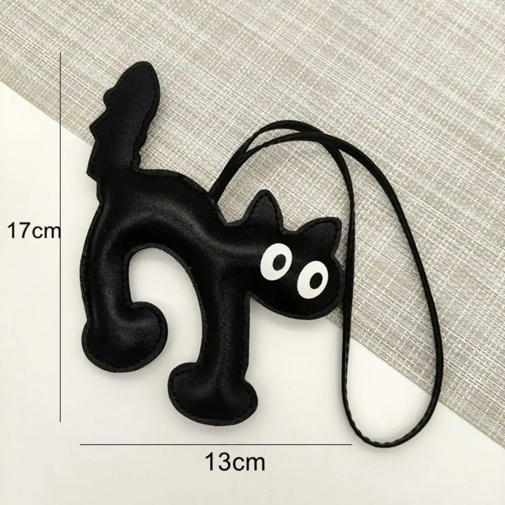 Leather Cat Charm