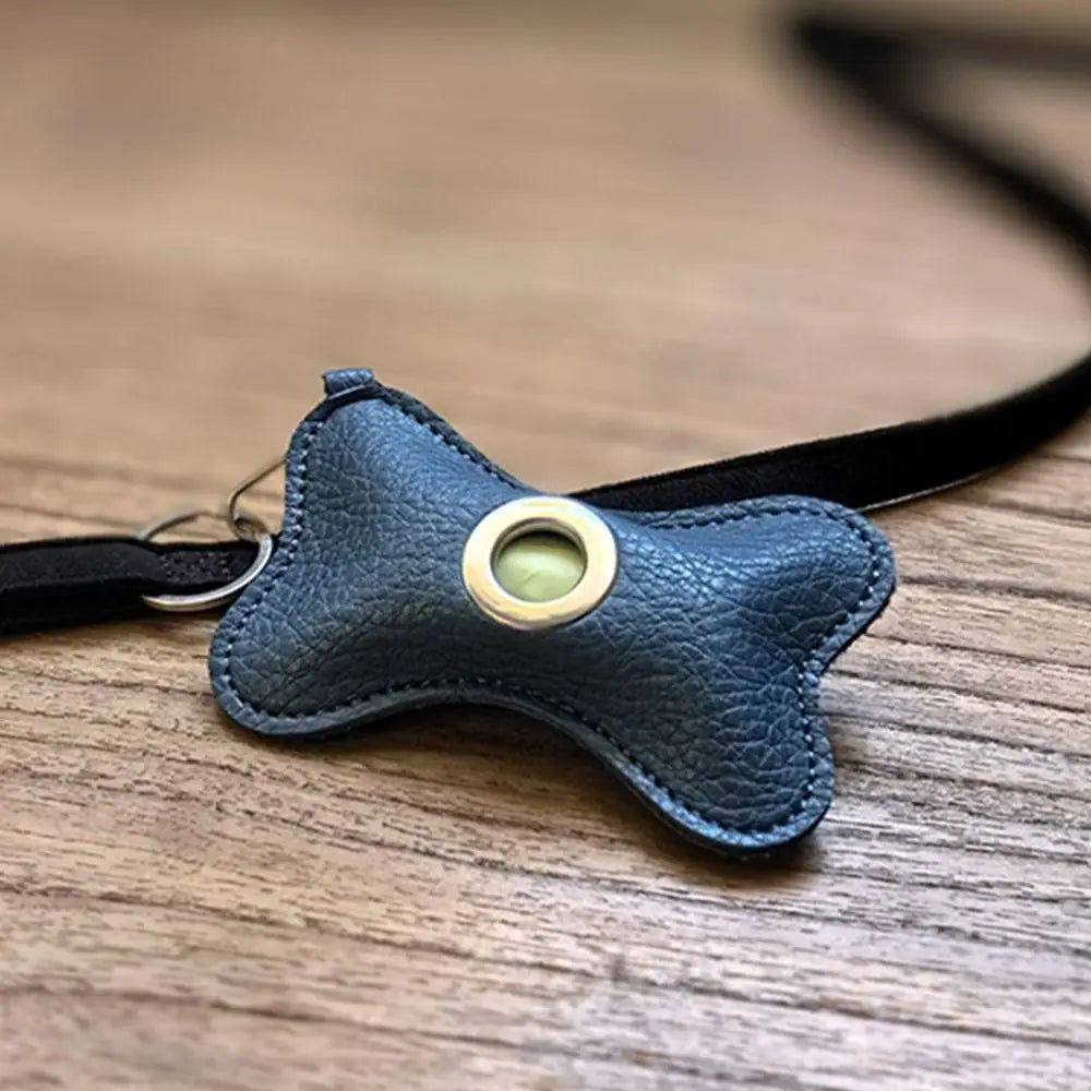 Leather Dog Poop Bag | Bone