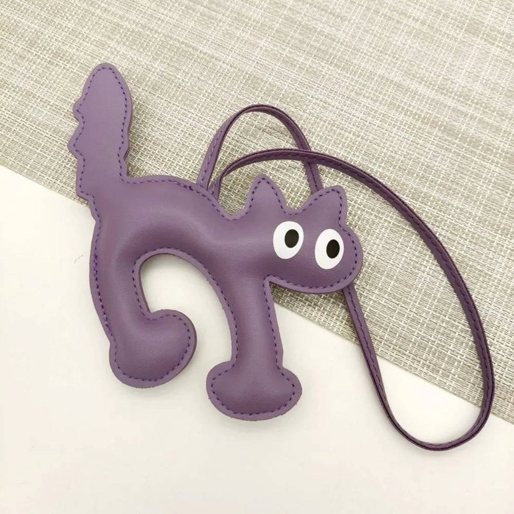 Leather Cat Charm