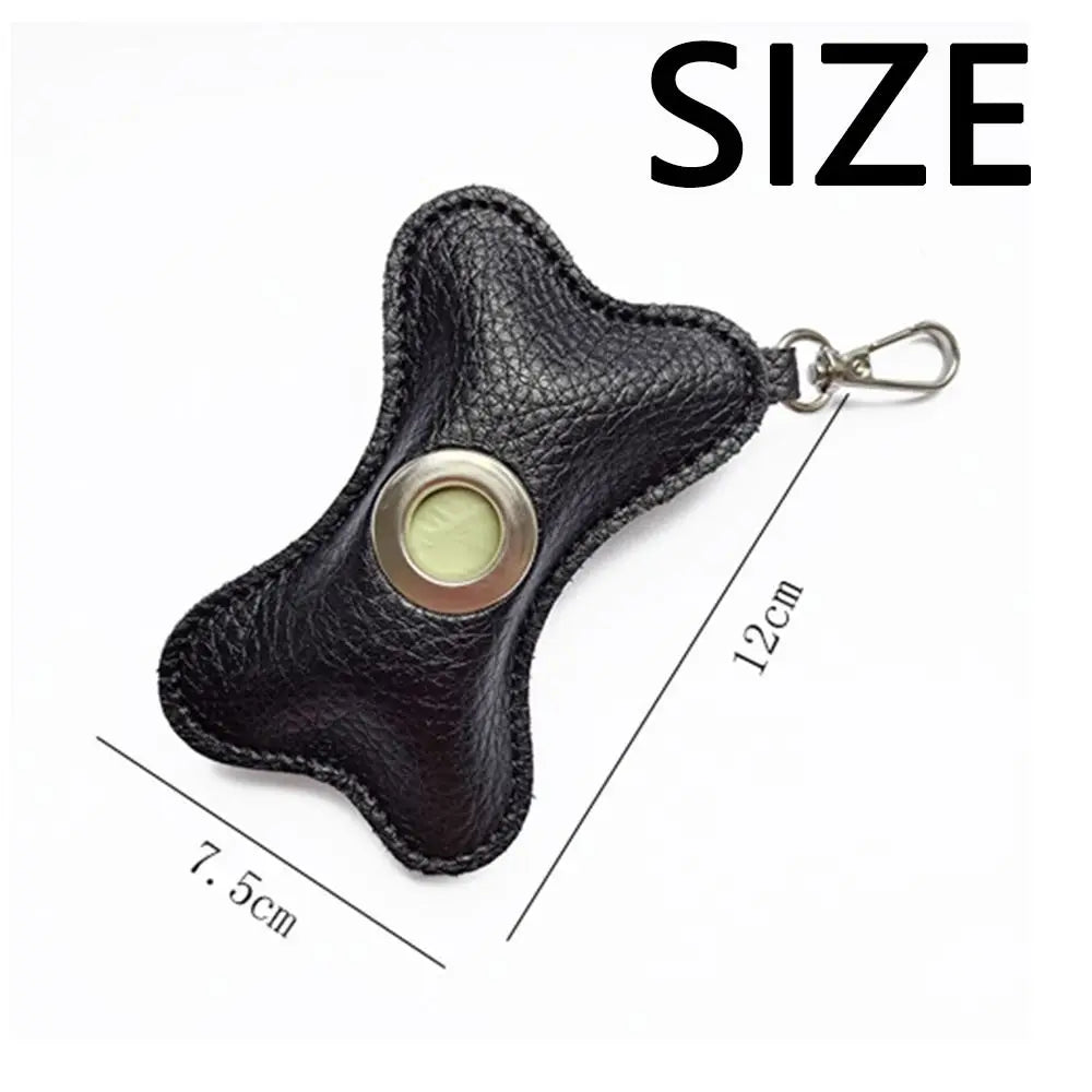 Leather Dog Poop Bag | Bone