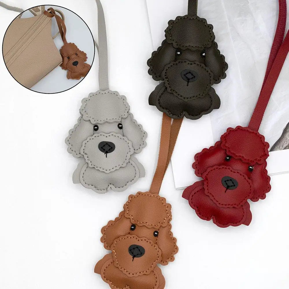 Leather Dog Charm