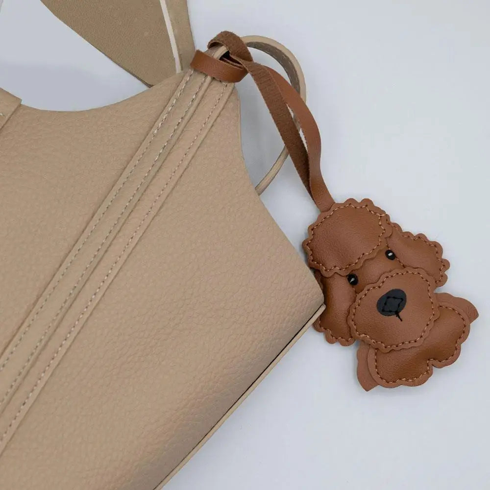 Leather Dog Charm