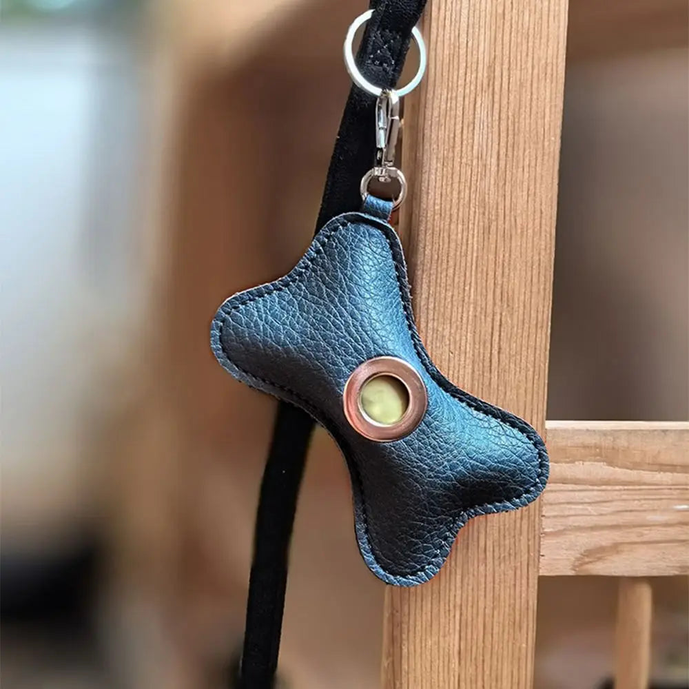 Leather Dog Poop Bag | Bone