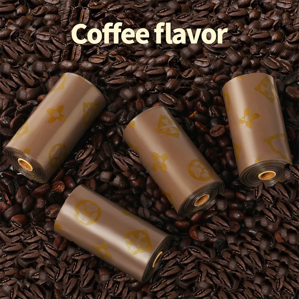 Biodegradable Thick Waste Bags - Coffee